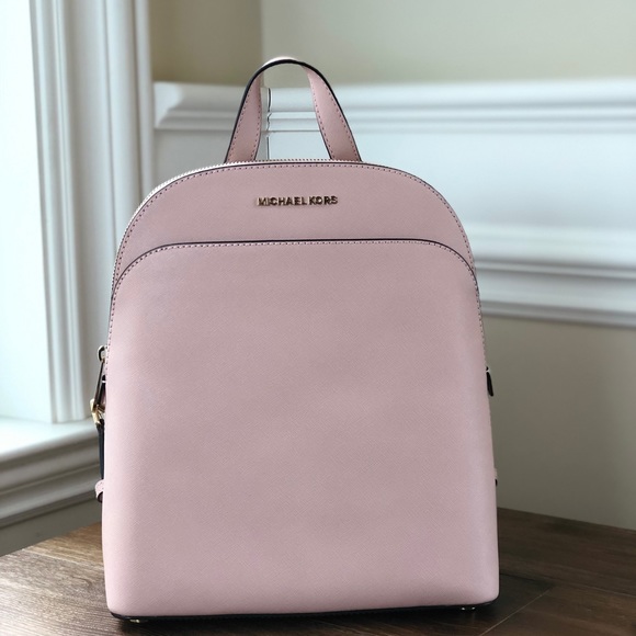 NWT Michael Kors Large Emmy Backpack pastel pink - Picture 2 of 8